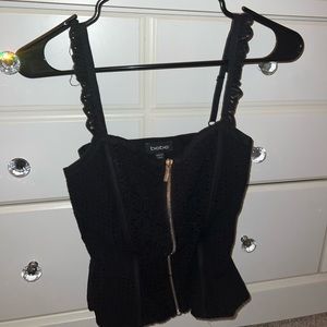Bebe zip up top
